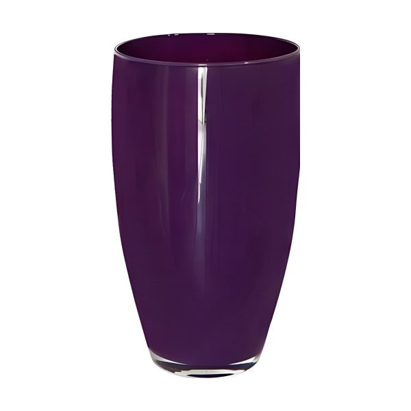 Vase Vienne – Prune, verre coloré