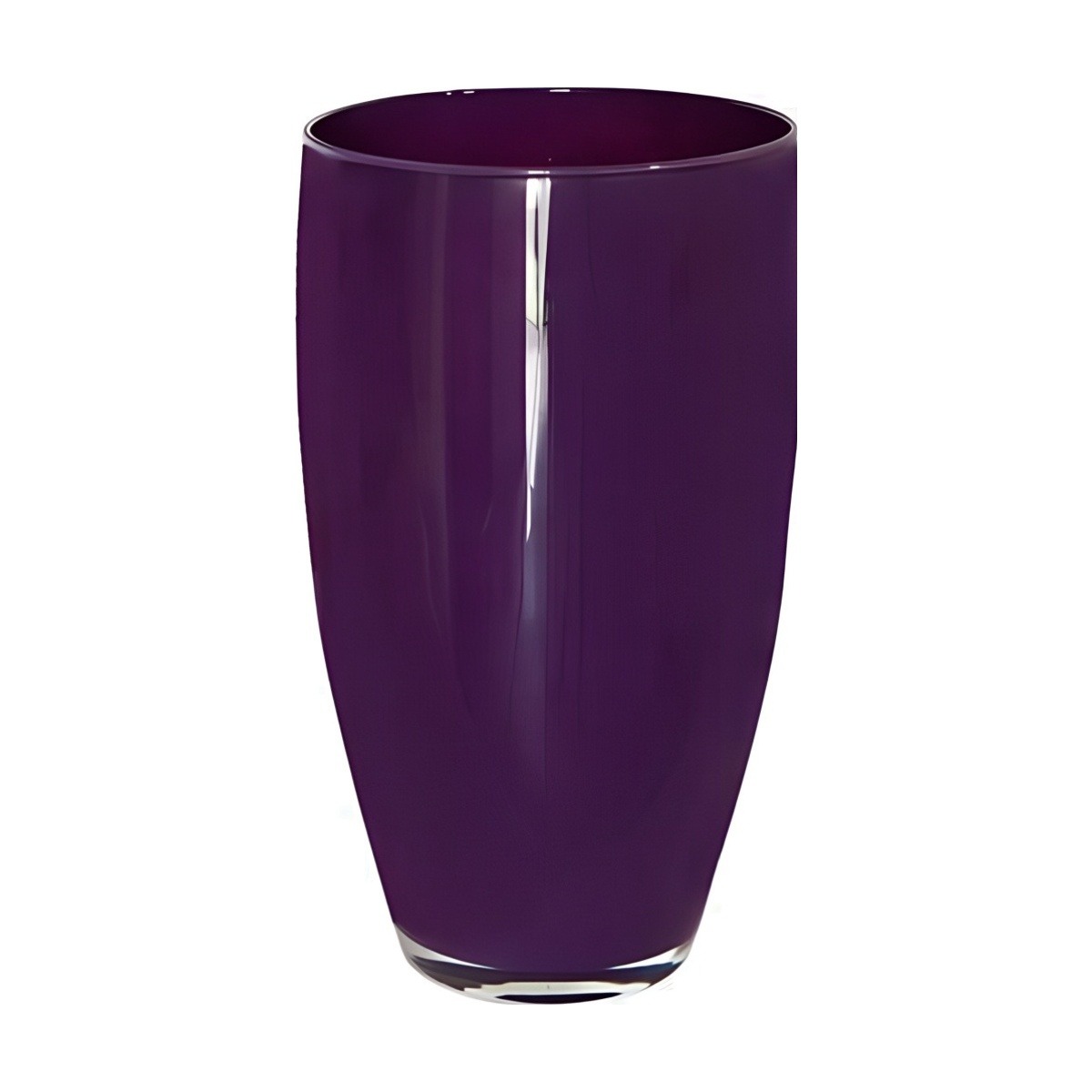 Vienna Vase – Plum, coloured glass