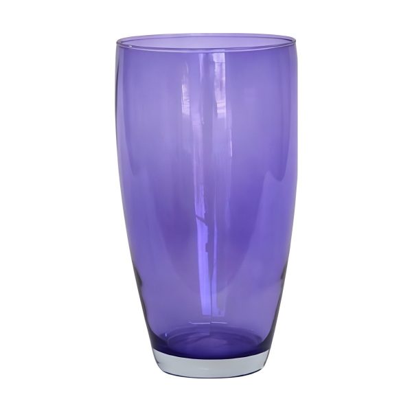 Vase Vienne – Violet transparent, verre coloré
