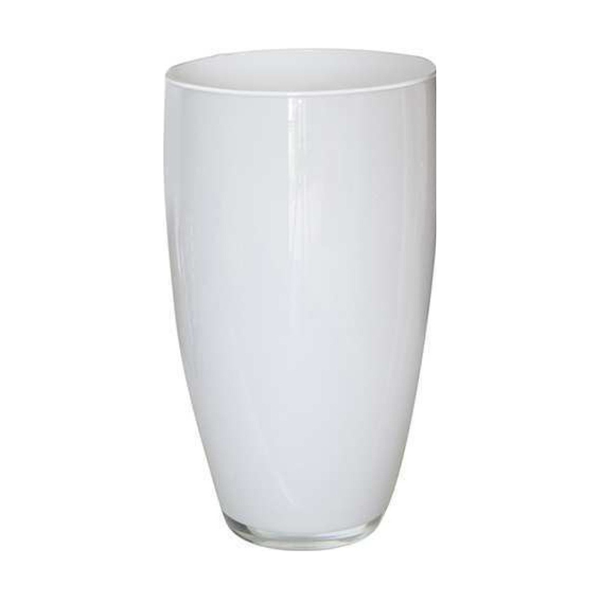 Vienna Vase – White, coloured glass