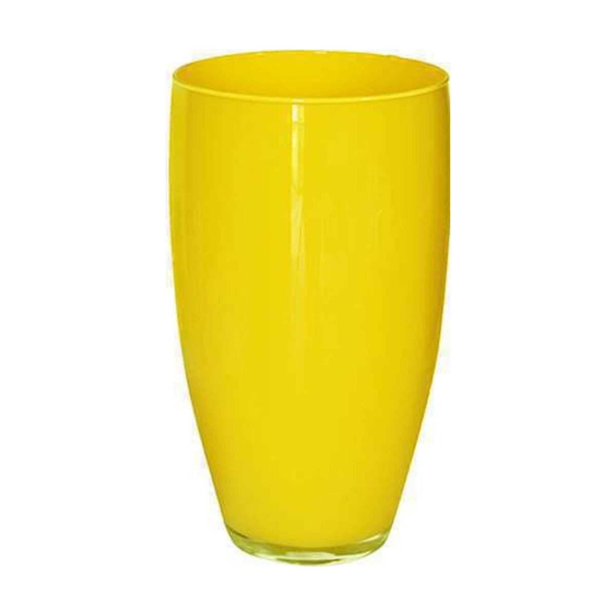 Vase Vienne – Jaune, verre coloré