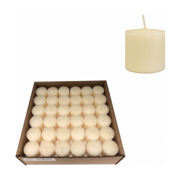 Votive Candles - Ivory - 72 Pcs Pack - 10 Hr Burning Time