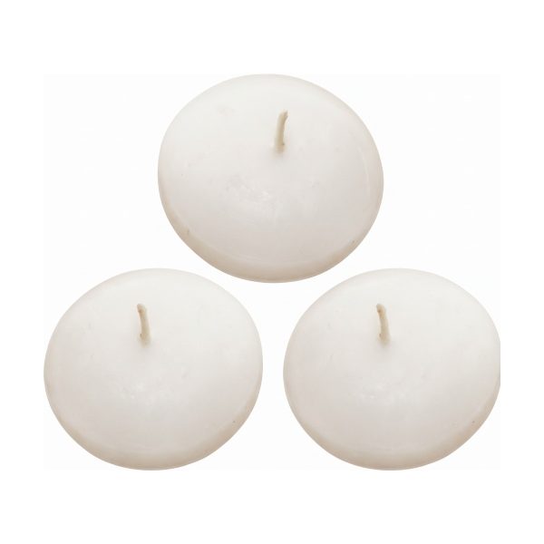 Flotteurs blancs 3 - Boîte de 18, bougies