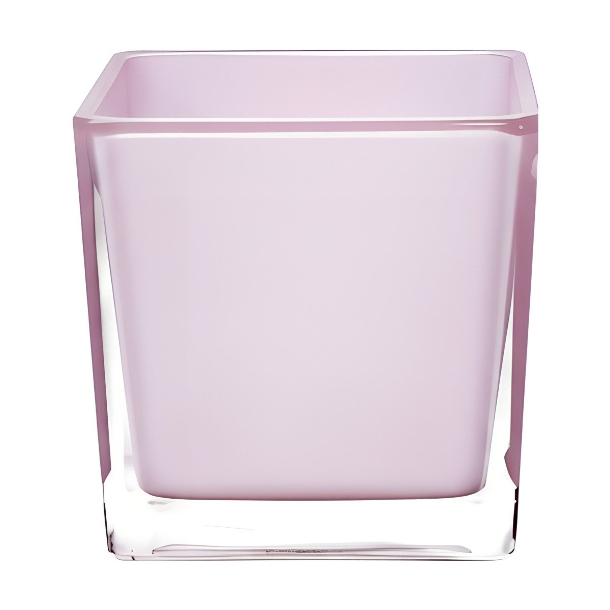 4X4X4 Sq. Glass – Pink, coloured glass