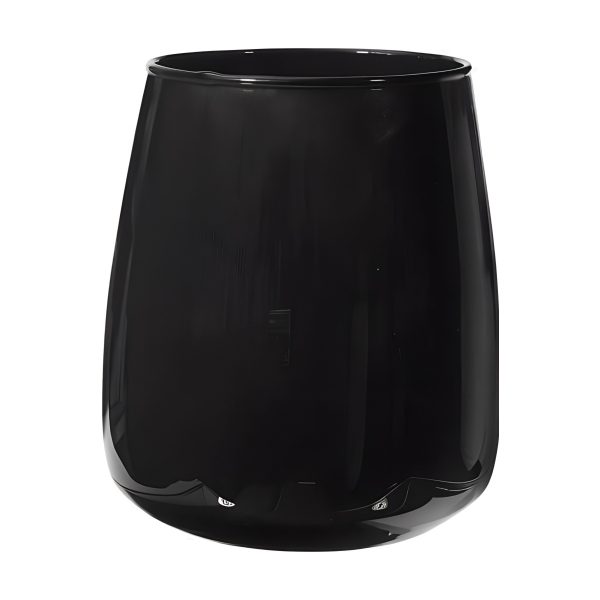 Vase Andorre – Noir, verre coloré