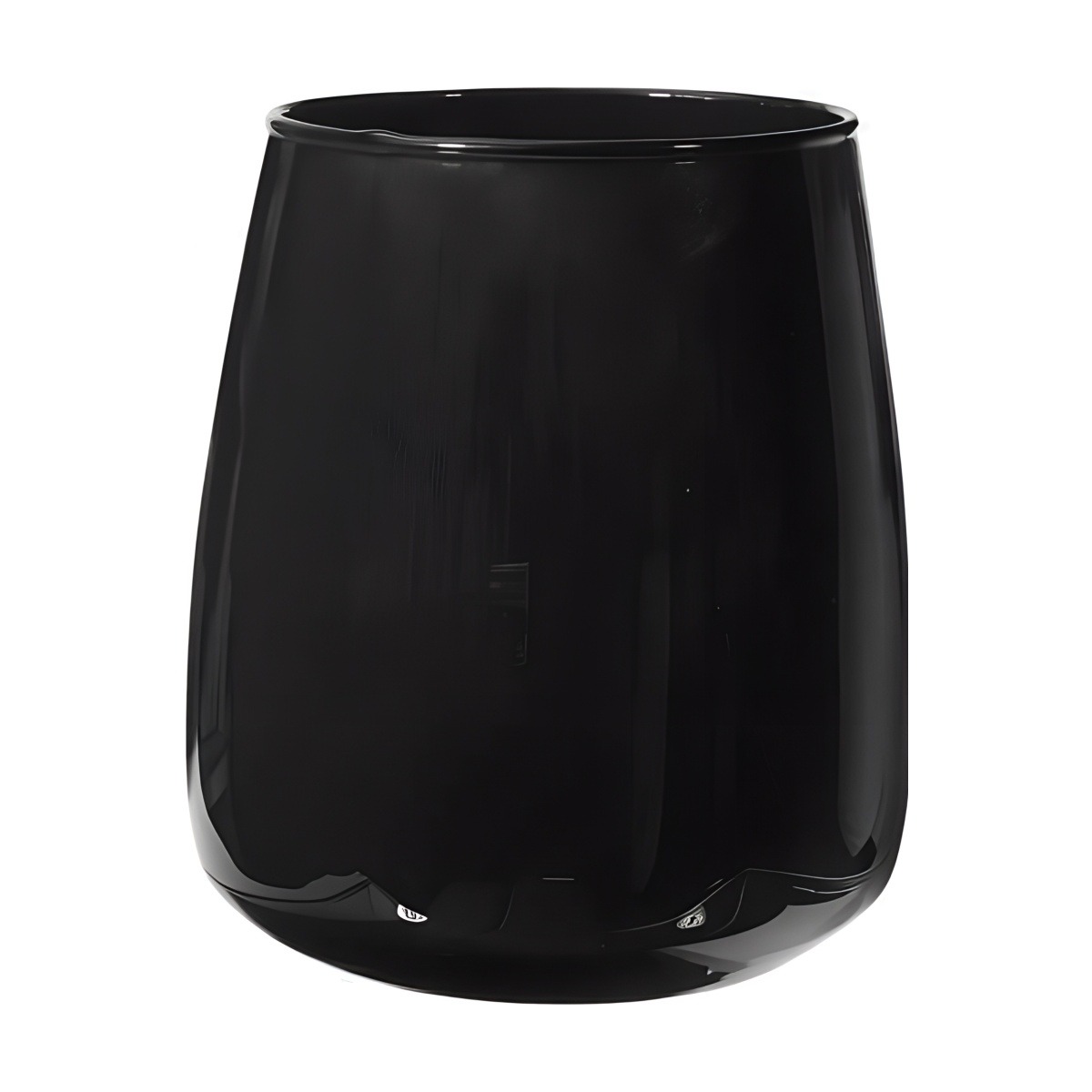 Andorra Vase – Black, coloured glass