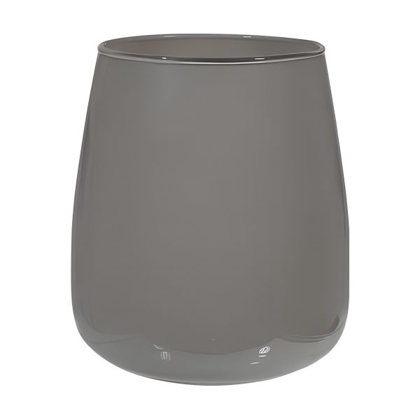 Vase Andorre – Gris, verre coloré