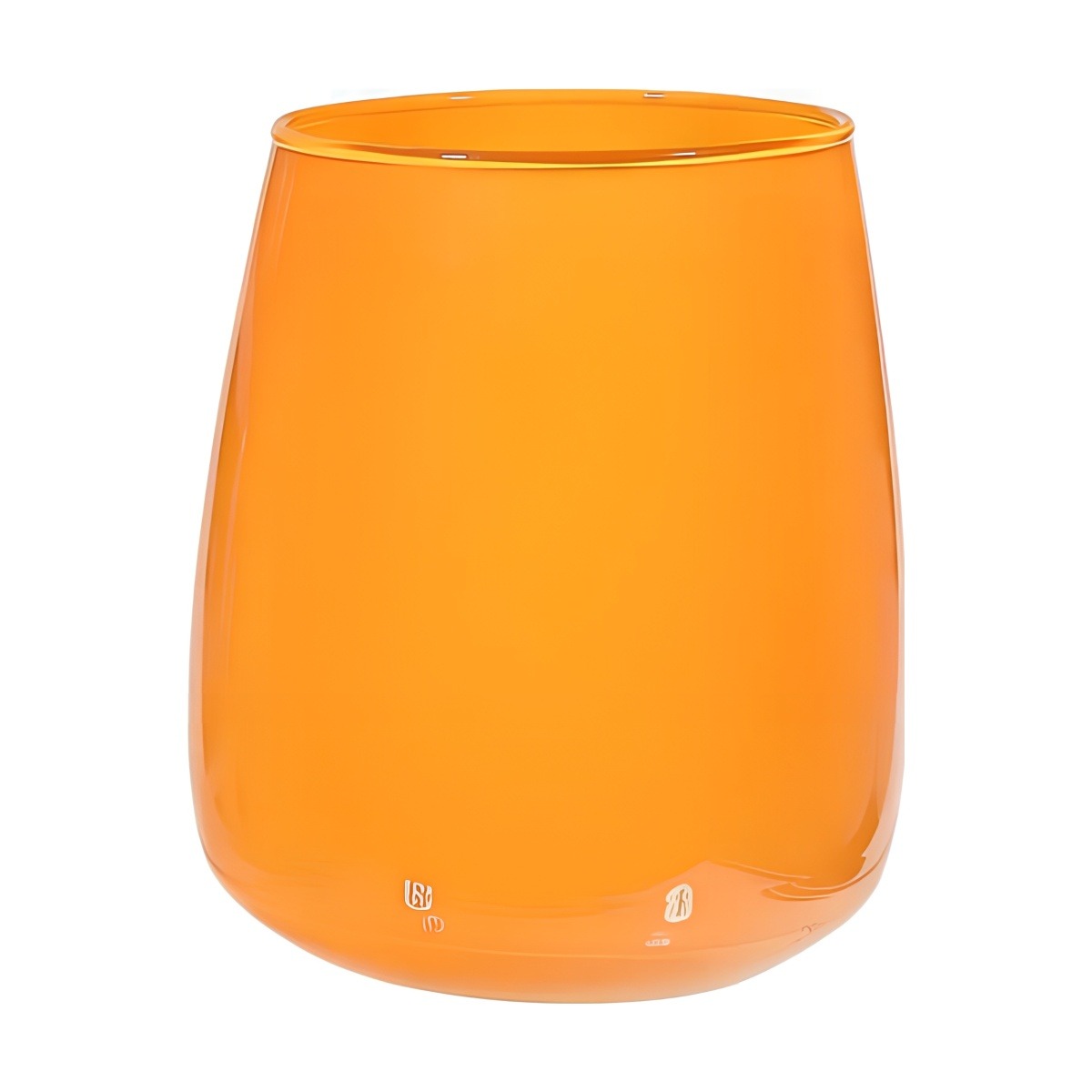 Vase Andorre – Orange, verre coloré