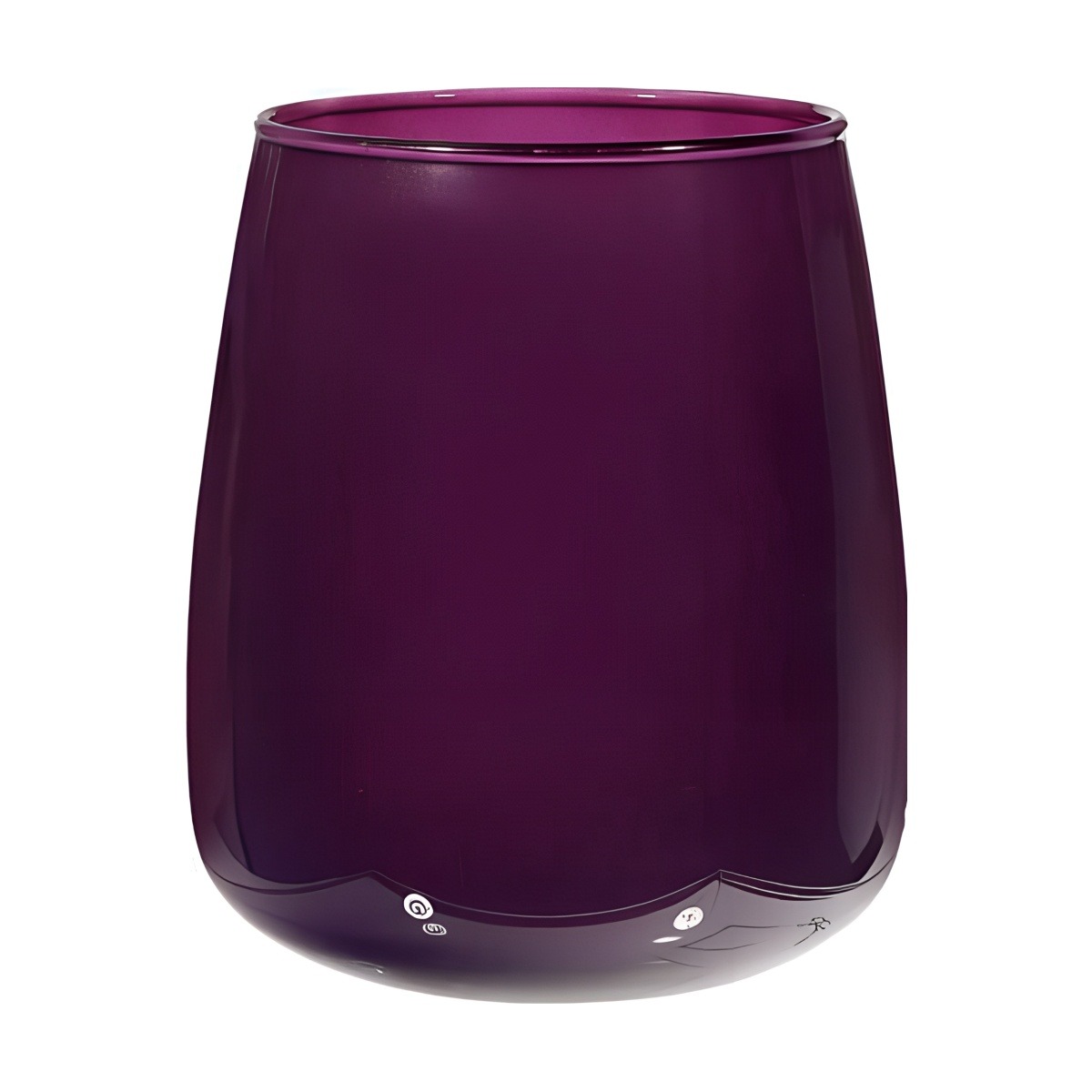 Andorra Vase – Plum, coloured glass