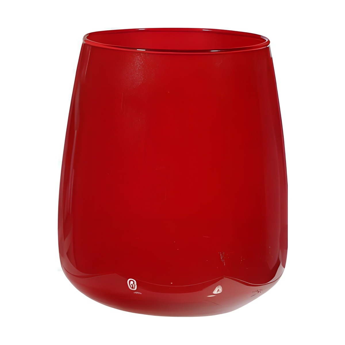 Andorra Vase – Red, coloured glass