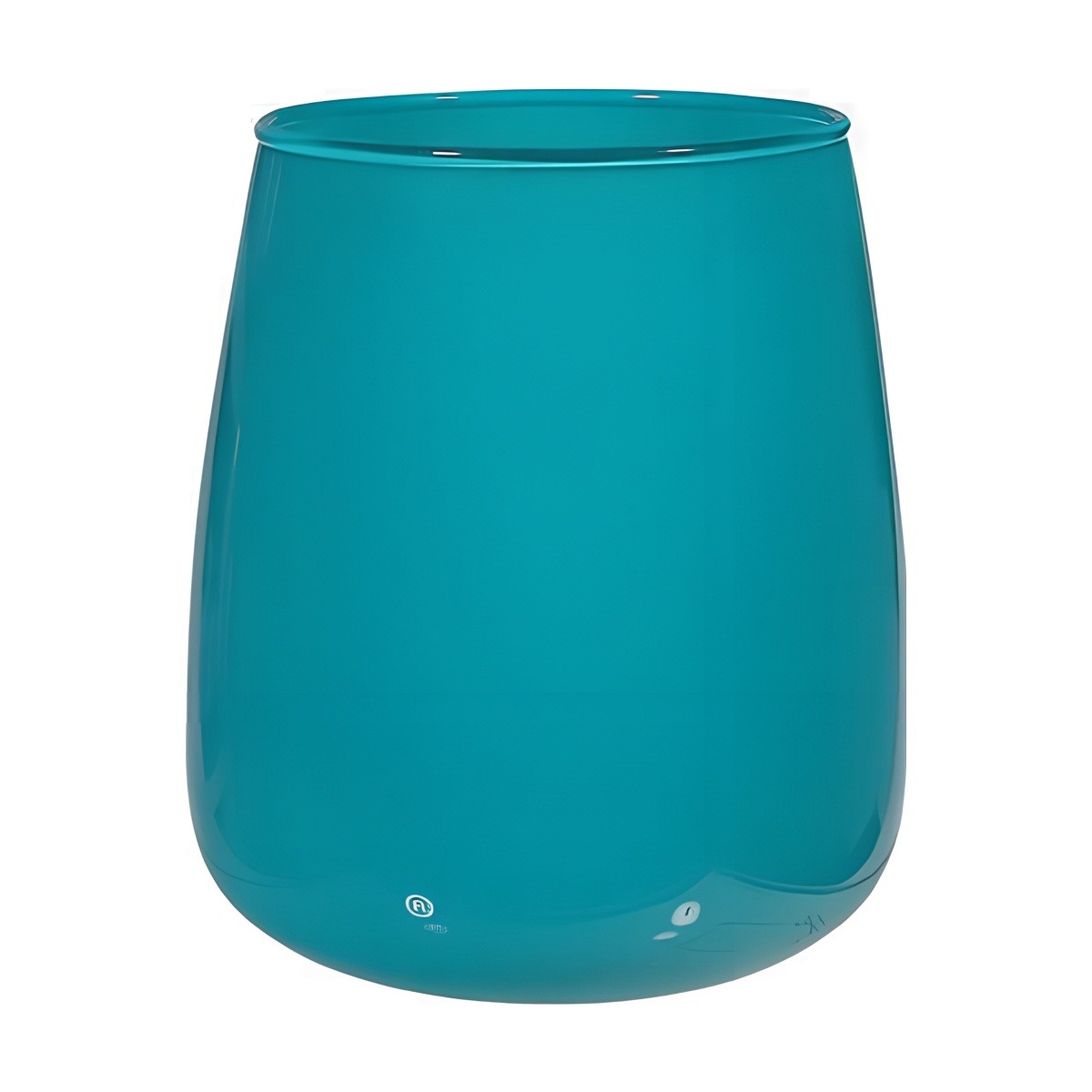 Vase Andorre – Turquoise, verre coloré