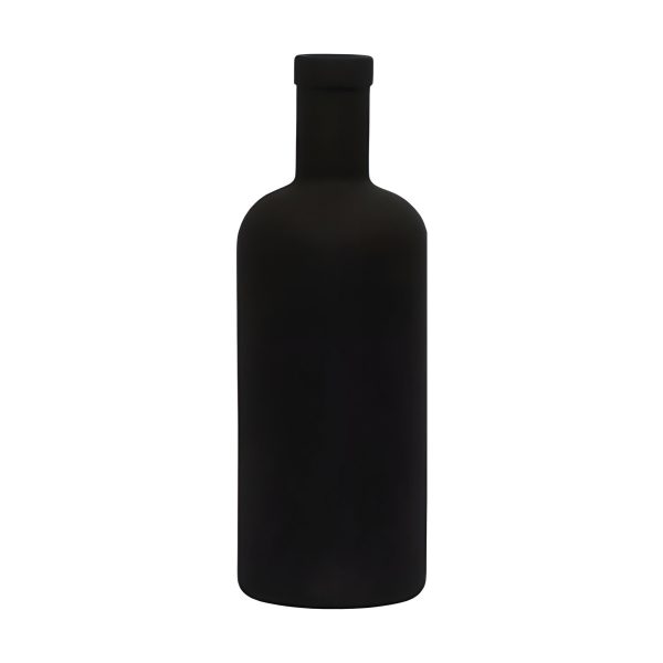 Bouteille Dublin – Mat noir mat, verre coloré