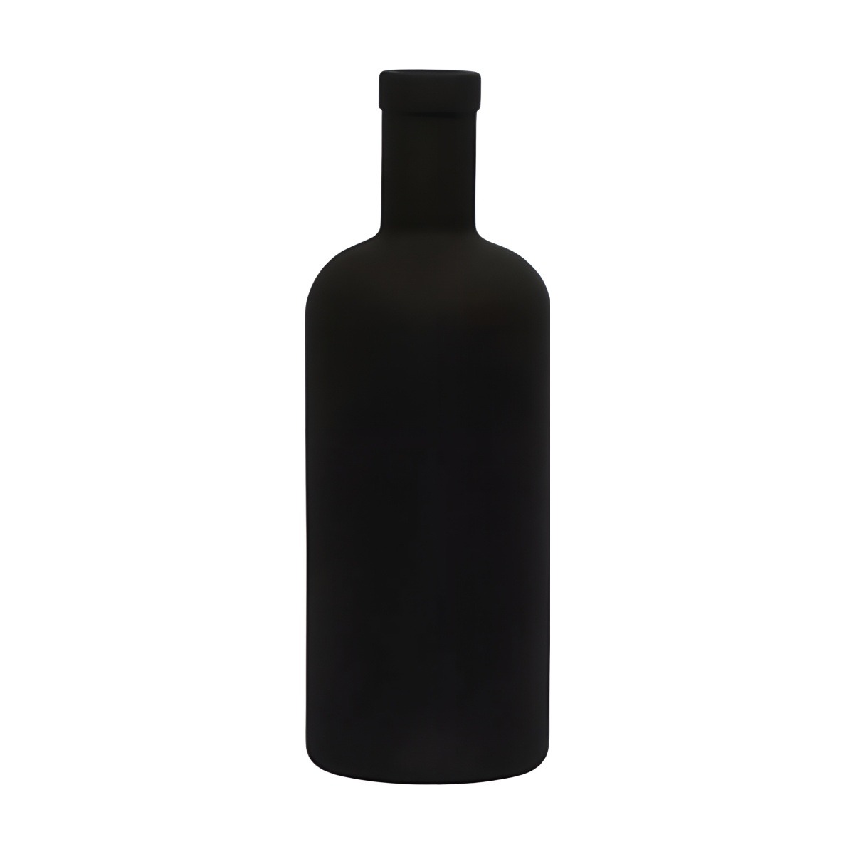 Dublin Bottle – Black Matte, coloured glass