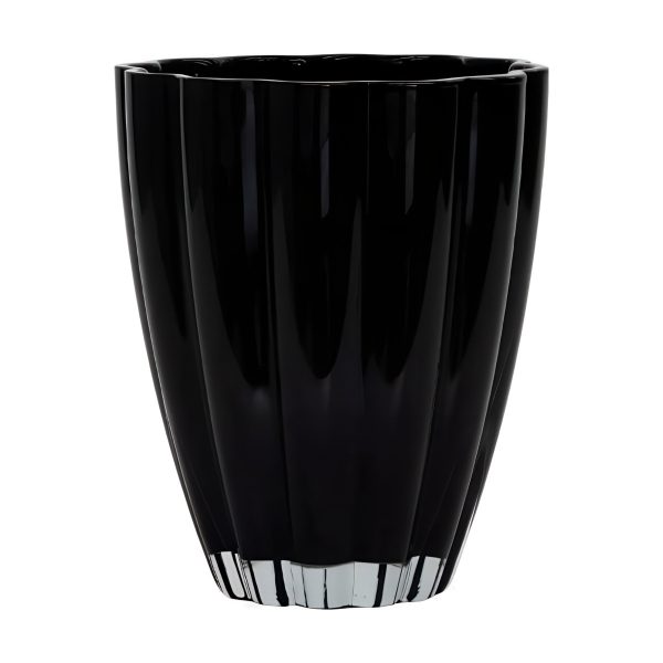 Florero – Negro, vidrio de color