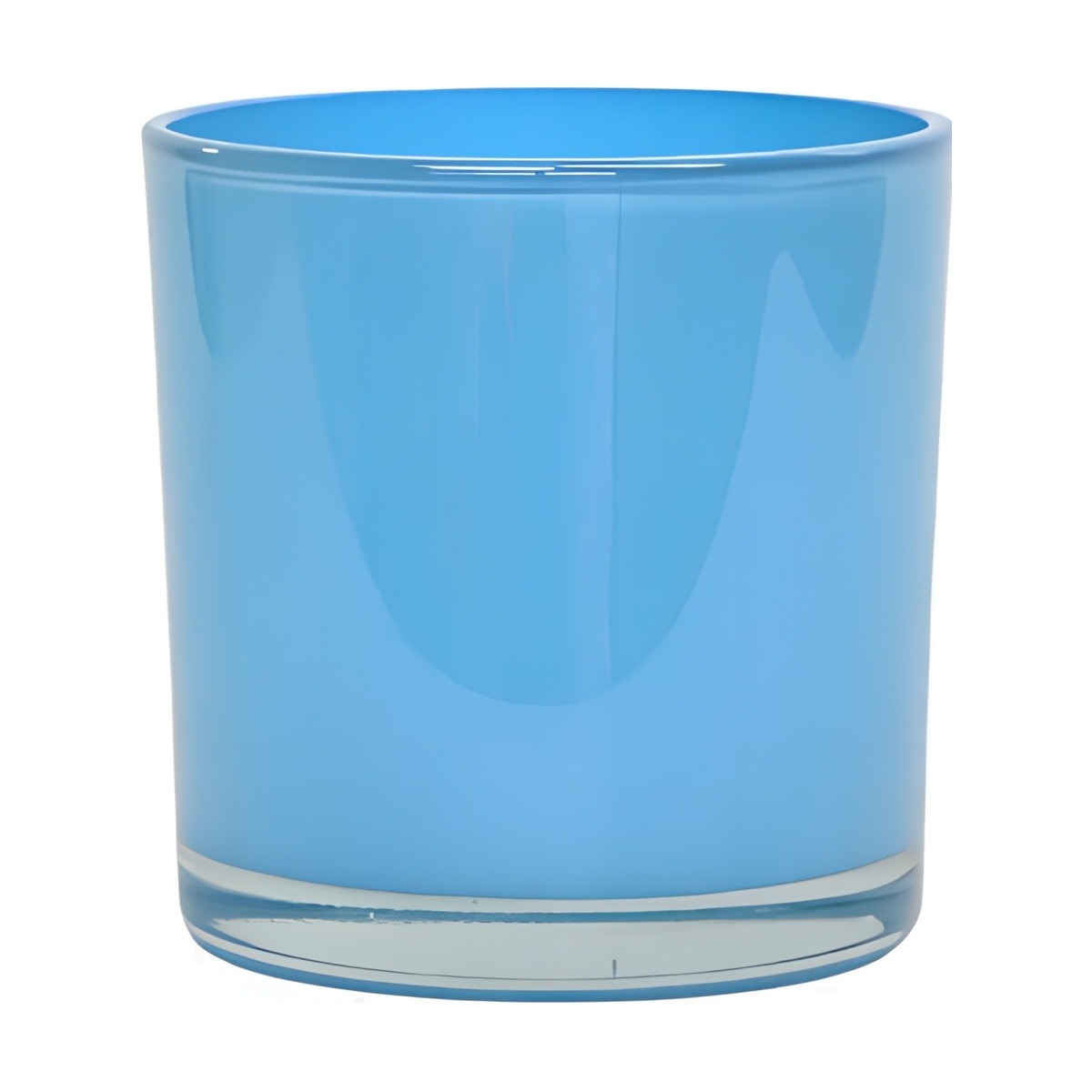 Glass Cylinder Vase, coloured glass