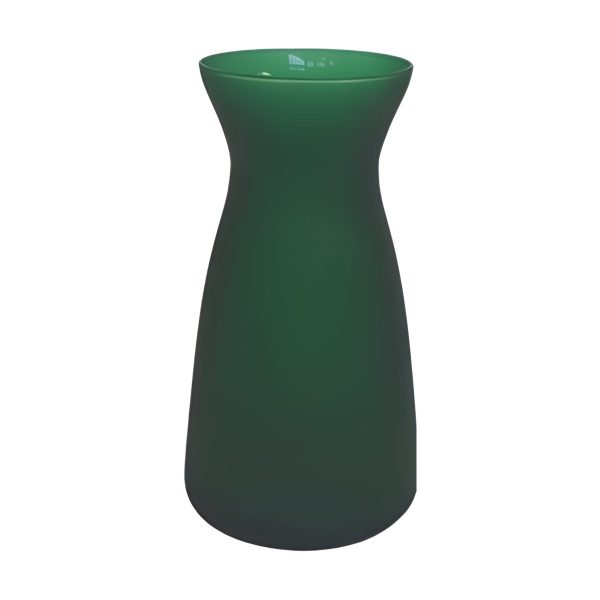 Vase Koob – Vert chasseur mat, verre coloré