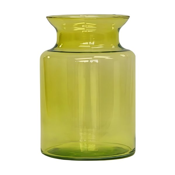 Frasco de vidrio mediano – Verde bosque, vidrio de color