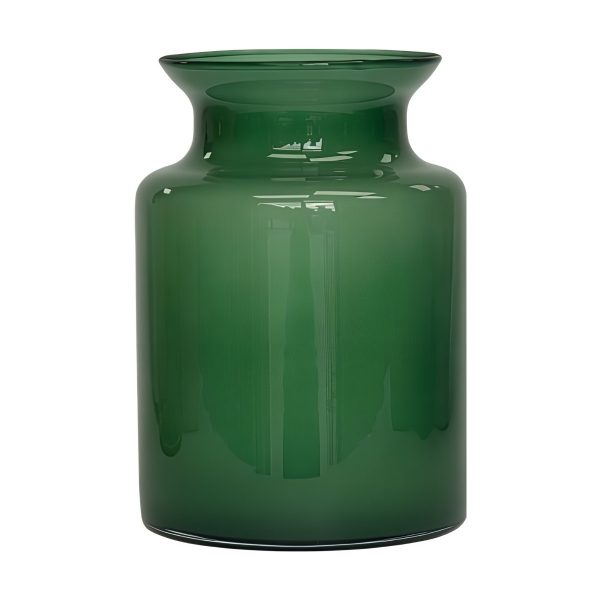 Frasco de vidrio mediano – Verde cazador, vidrio de color