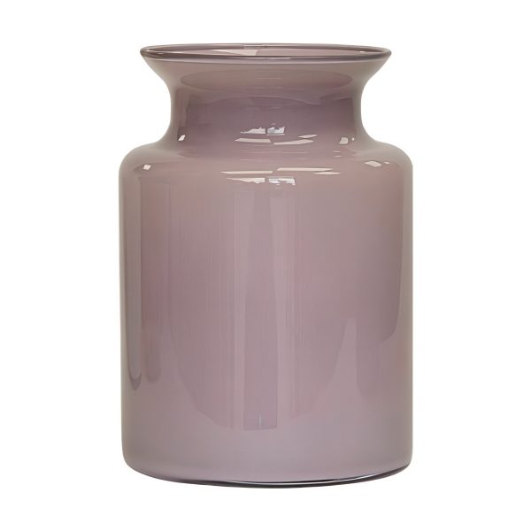 Med. Glass Jar – Lavender, coloured glass
