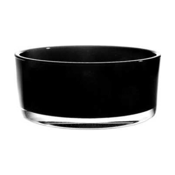 Sienna Bowl – Black, coloured glass