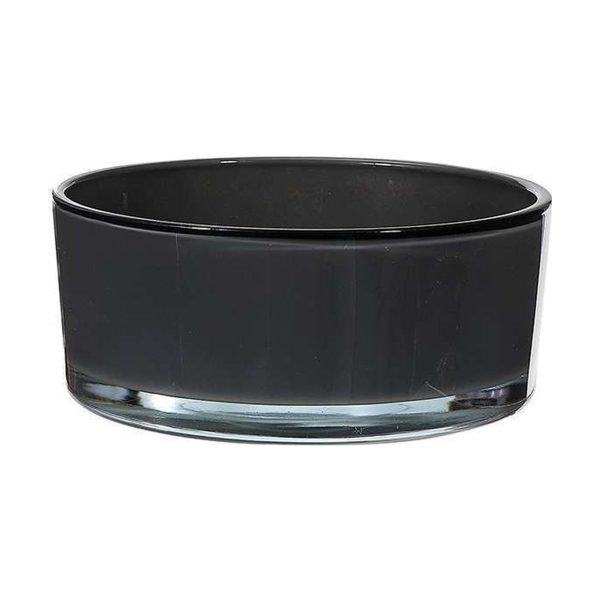 Sienna Bowl – Dark Grey, coloured glass