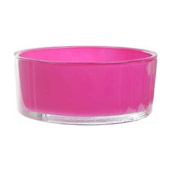 Sienna Bowl – Hot Pink, coloured glass