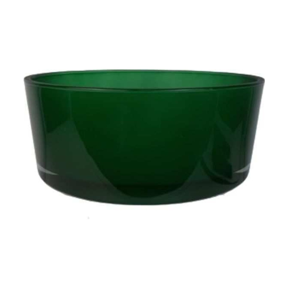 Sienna Bowl – Hunter Green, coloured glass