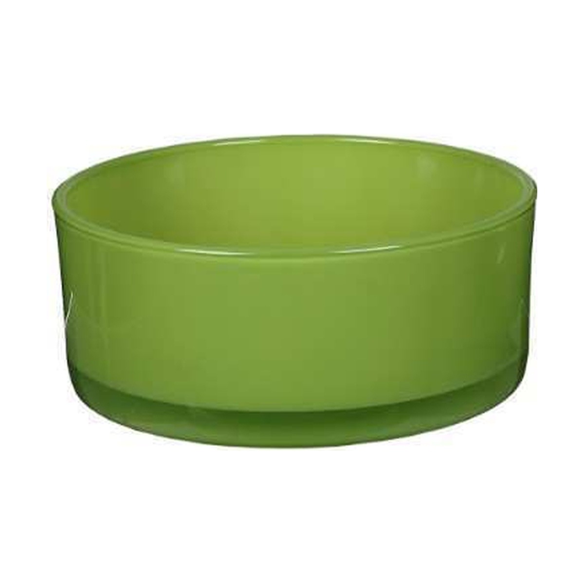 Bol Sienna – Vert citron vert, verre coloré