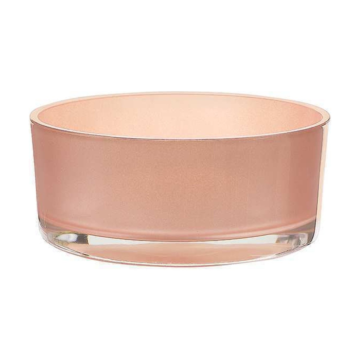 Sienna Bowl – Metallic Coral, coloured glass