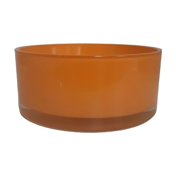 Sienna Bowl – Orange, coloured glass