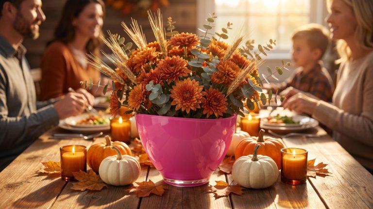 Avery Oval Bowl: Fall Harvest Table Centrepiece